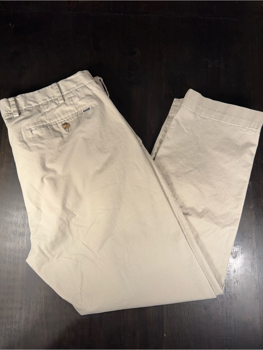 Polo Ralph Lauren Newport Chino Pants 38/30 Khaki Beige Stretch Straight Fit